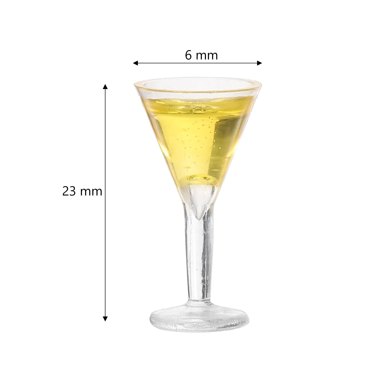 

6 шт., мини-качки, миниатюрный мини-кубок для вина, бокалы для вина, детский декор для кукольного домика, реквизит для вечеринки, набор кухонных принадлежностей