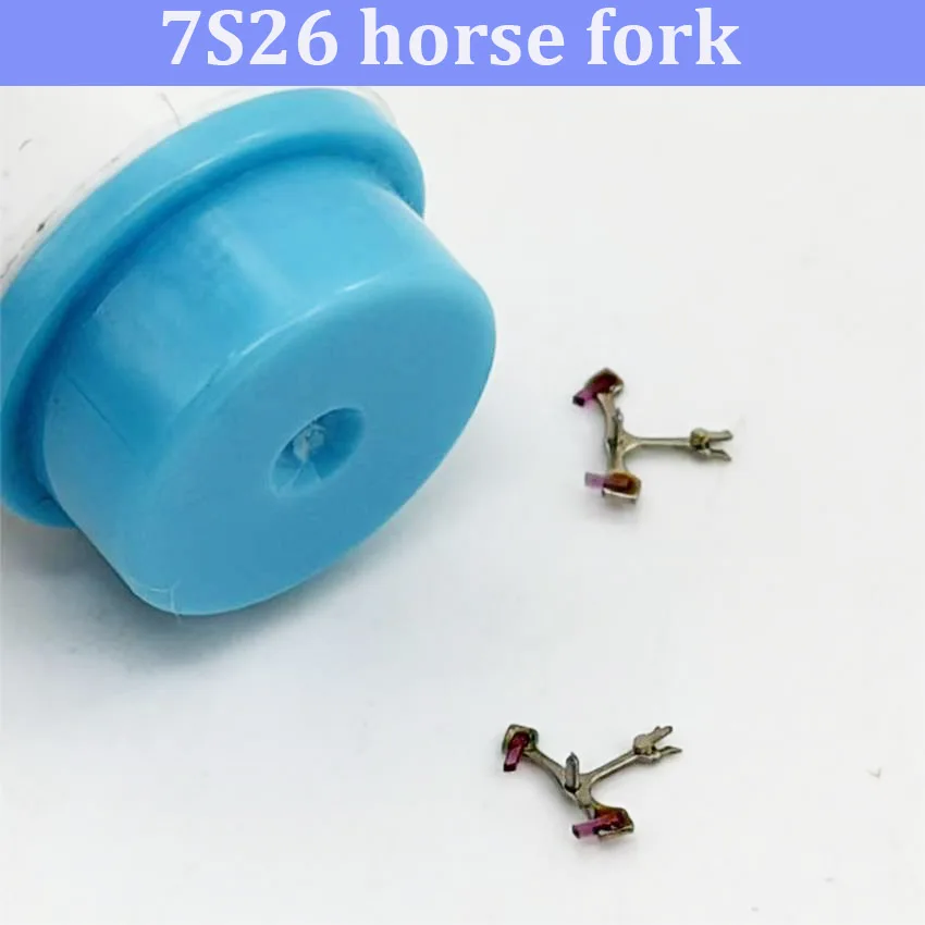 2PCS 7S26 Mechanical Watch Movement Parts Horse Fork Escaping Fork Accessories for Watch Repair