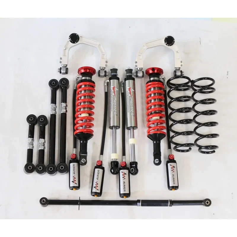 Aumer FORTUNER Compression Adjustable 4x4 Off Road Nitrogen Shock Absorber 4WD Suspension Kit for Toyota FORTUNER 2005-2016