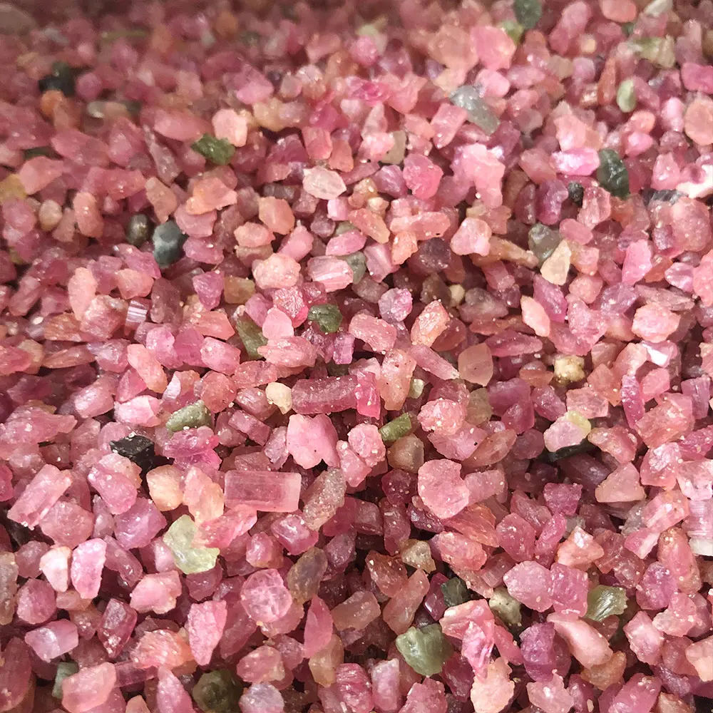 

20g/Pack Natural Stone Raw Tourmaline Gravel Chip Crystals Mineral Specimen Healing Gemstone Aquarium Home Room Decoration Reiki