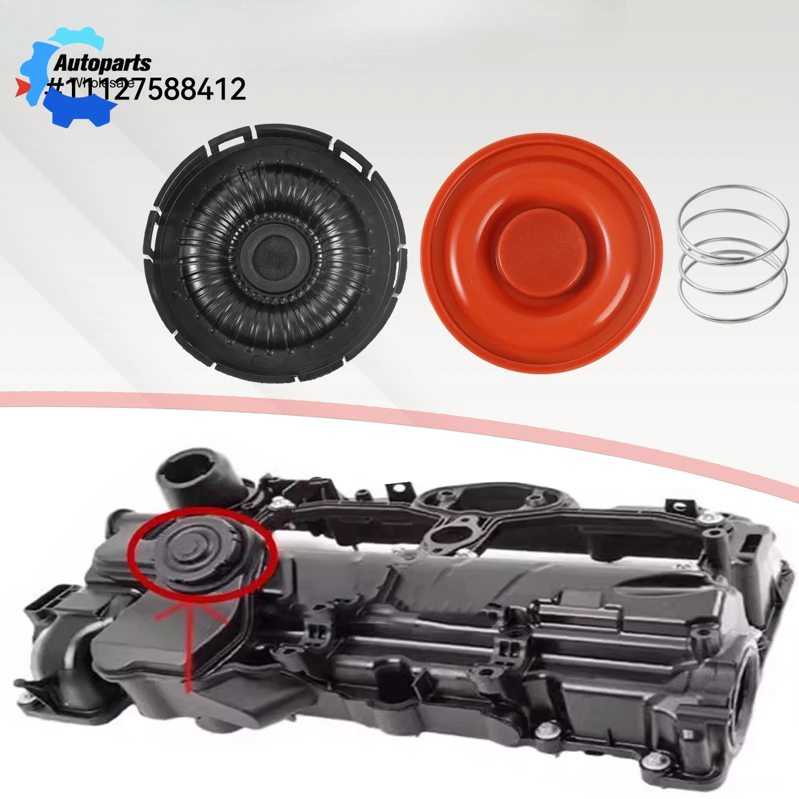 

11127588412 PCV Valve Cover For BMW 228i 320i 328i Z4 428i 528i X1 X3 X4 F20 F21 F30 F31 F34 F80