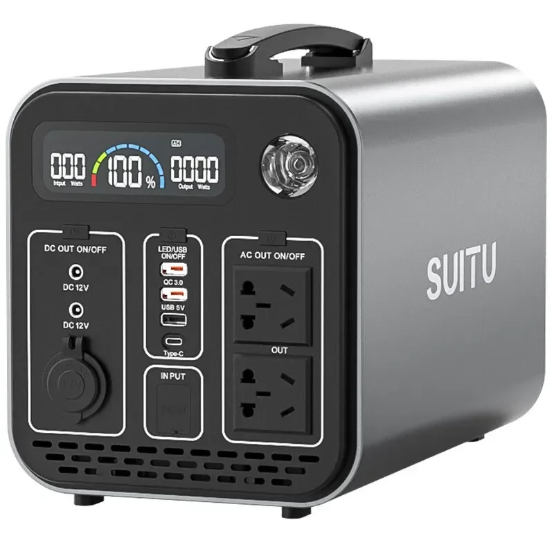 220V Outdoor Mobile Power Supply Portable Energy Storage Large Capacity Lithium Battery Camping Self-driving Tour Stall Car