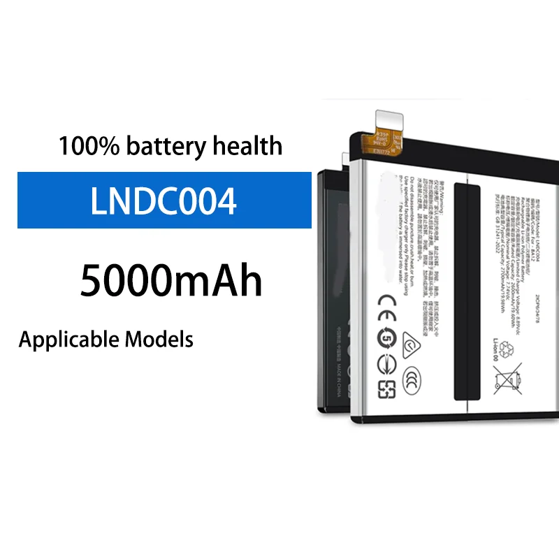 5000mAh High Capacity Replacement Battery For IQOO 12 IQOO 12 Pro IQ00 Mobile Phone Long Standby Time Strong Endurance