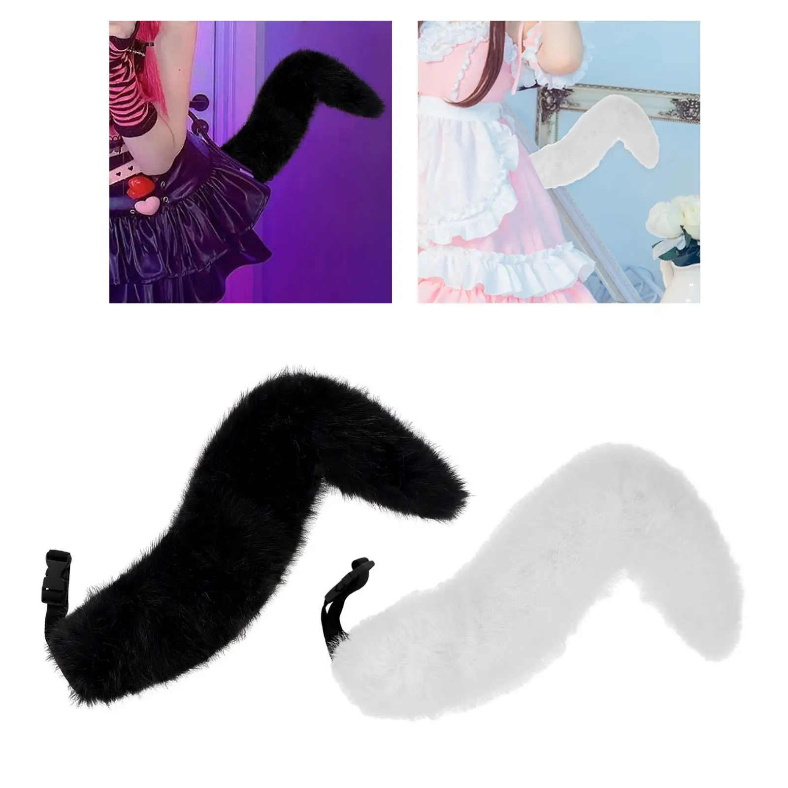 Anime Aankleden Staart Speelgoed Geschenken Foto Props Cosplay Dierenstaart voor Unisex Kinderen