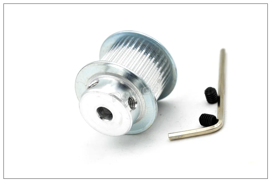 POWGE 30 Teeth 2GT Timing Pulley Bore 5/6.35/8mm Fit Width 15mm GT2 Synchronous Belt For 3D Printer 30T 30Teeth GT2 Pulley