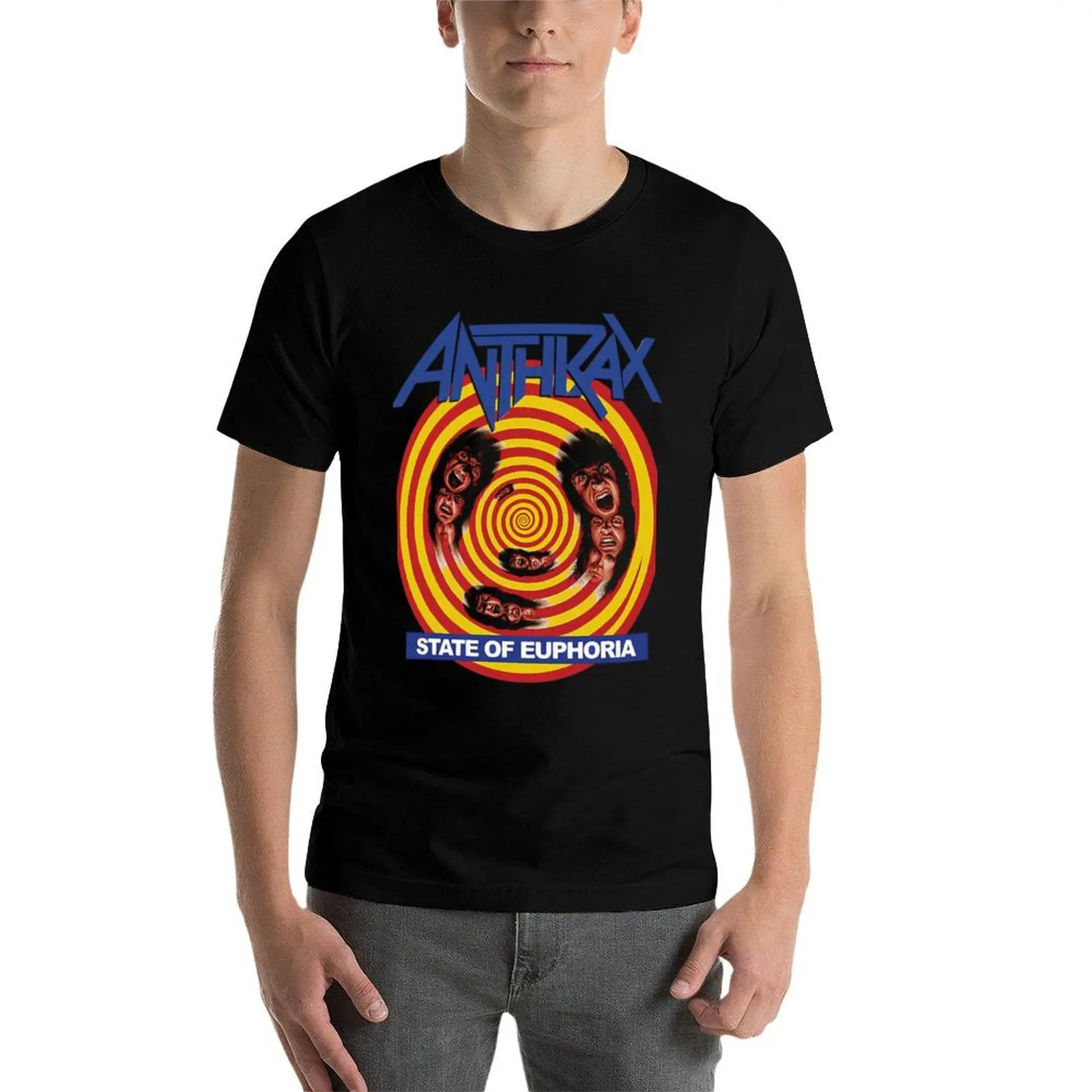 ANTHRAX BAND T-Shirt Casual Short Sleeve Tee