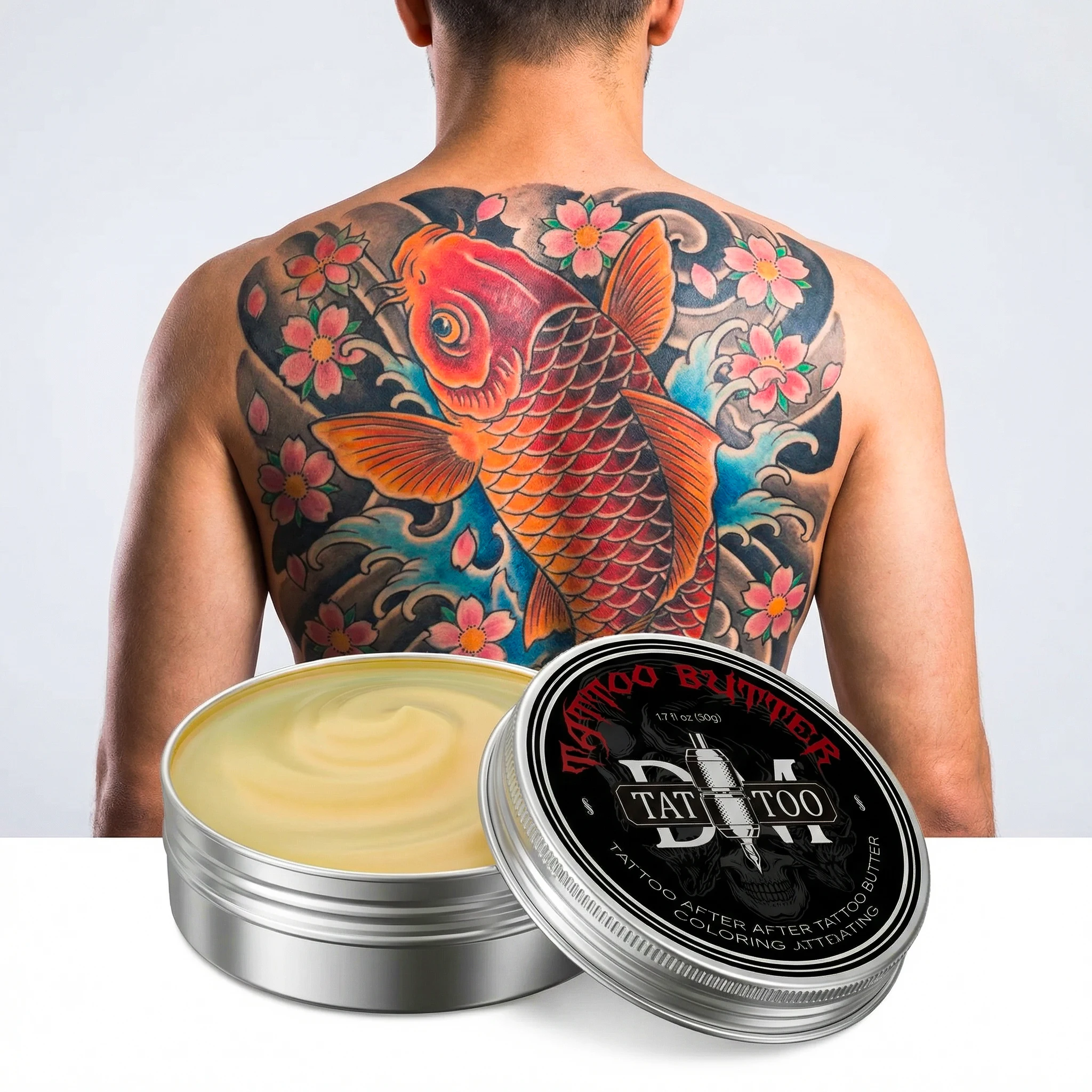 

Бальзам для ухода за кожей после татуировки DM Tattoo Skin Care Balm: улучшение цвета тату-чернил, увлажнение, питание, средства для ухода за татуировкой, не вызывает раздражения.