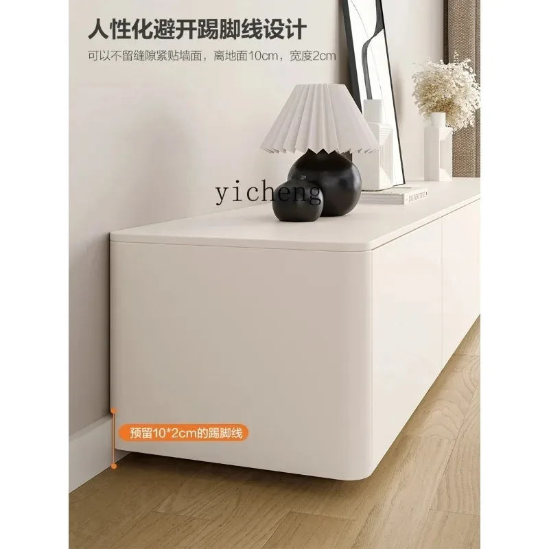 GZ-1   Solid Wood Paint Floor TV Cabinet Modern Simple TV Cabinet