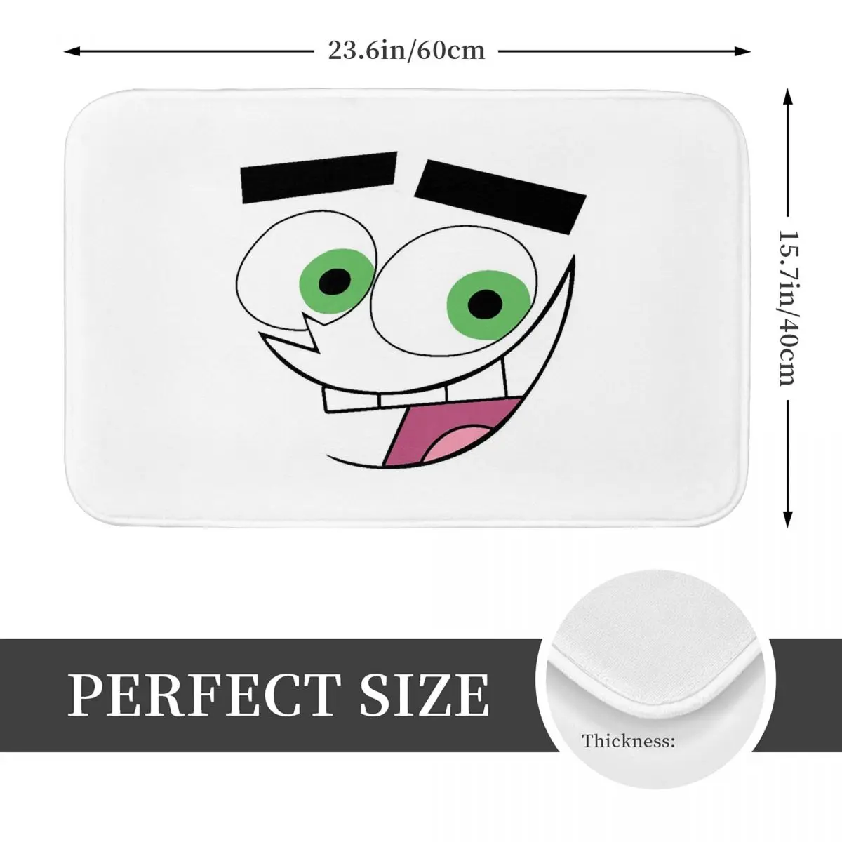 Fairly Oddparents Cosmo Doormat Kitchen Entrance Home Floor Mat Anti-slip Carpet Rug for Bathroom Footpad Mats