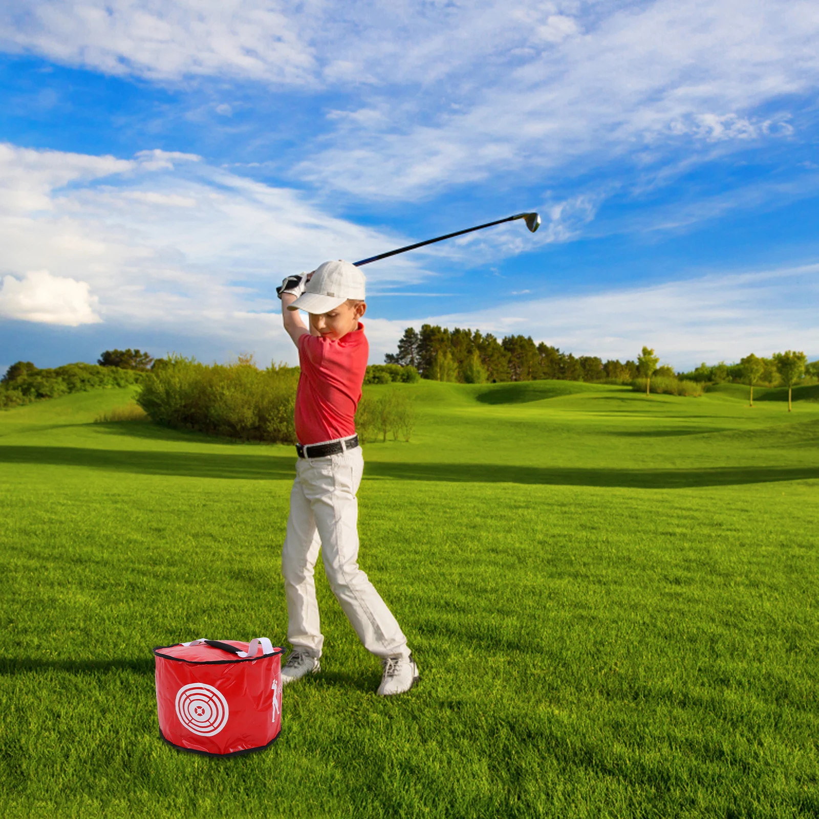 

Golf Accessories Swing Training Tool Exercise Device Hit Strike Bag