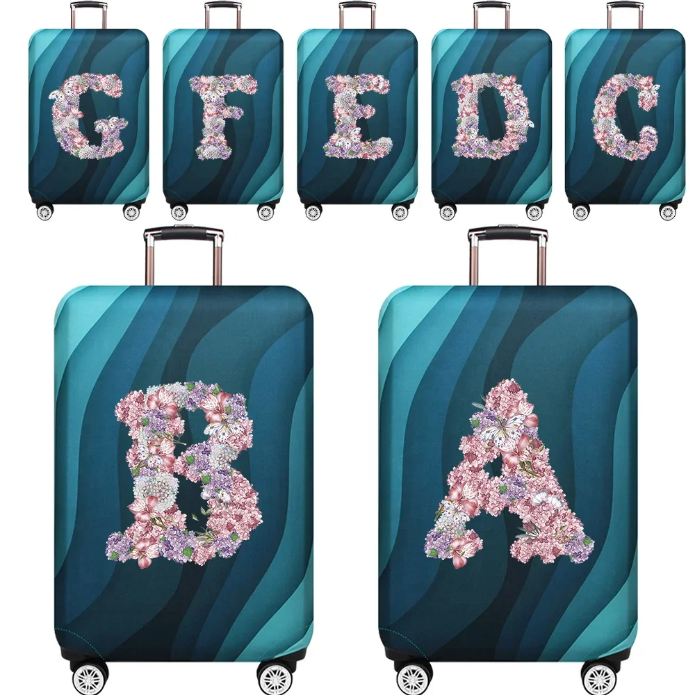 

Fashion Travel Suitcase Elastic Protective Cover Luggage Protective Cover Rose Flower Series Suitable for 18-32 Inch Suitcases