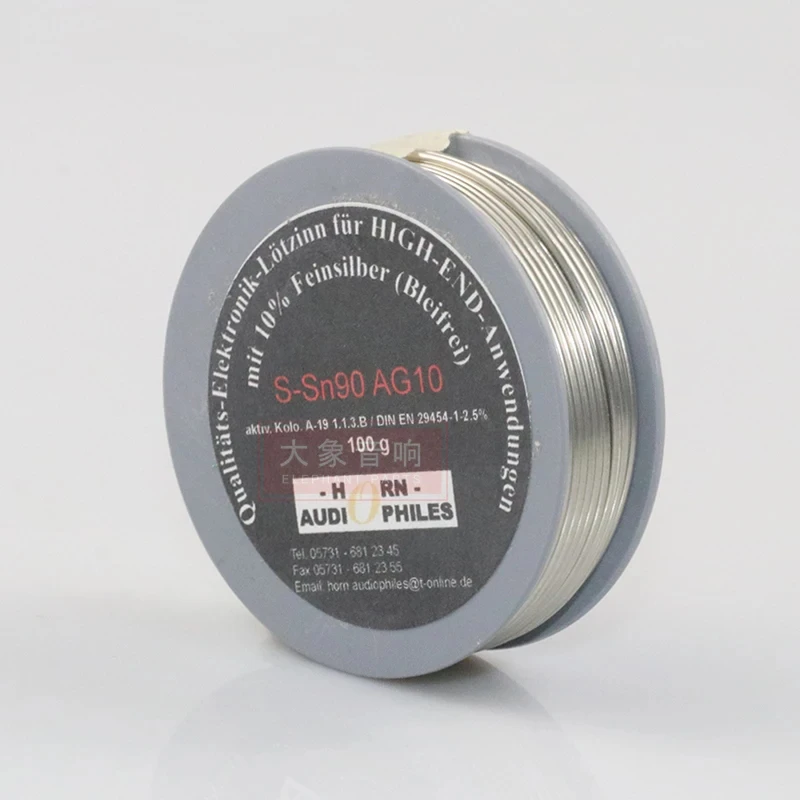 New German AG High-End Audio Fever Grade Silver Tin Wire With Silver Content Of 10% And 14% Solder Sound Balance