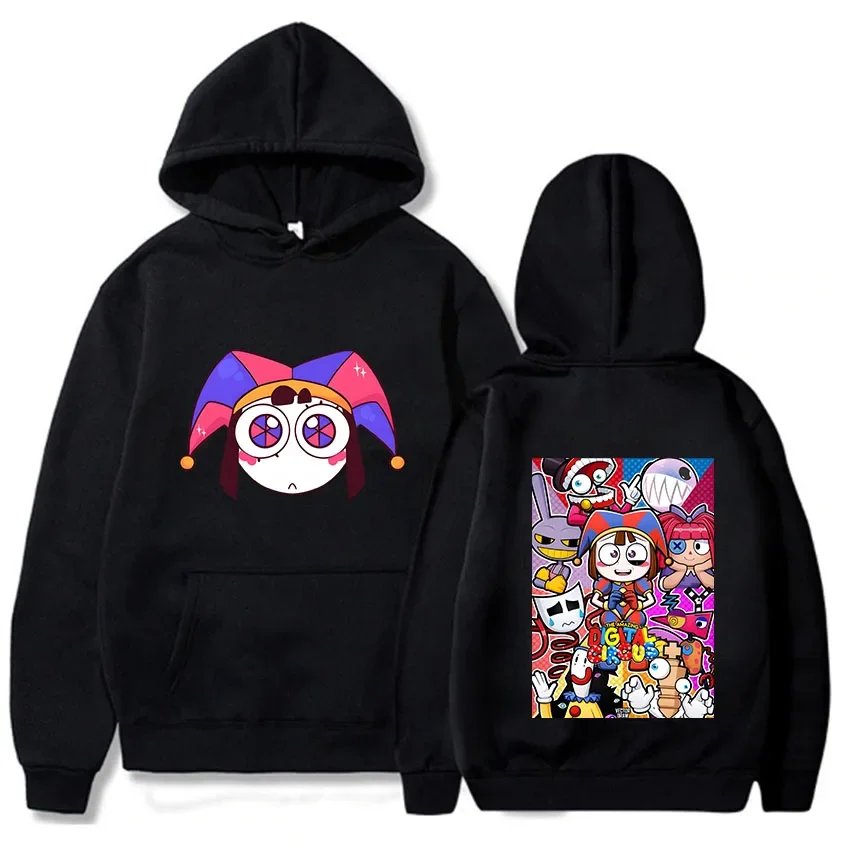 The Amazing Digital Circus Women Men Harajuku Kawaii Pomni Jax Gangle Kinger Zooble Ragatha Hoodies Couples Classic Sweatshirts