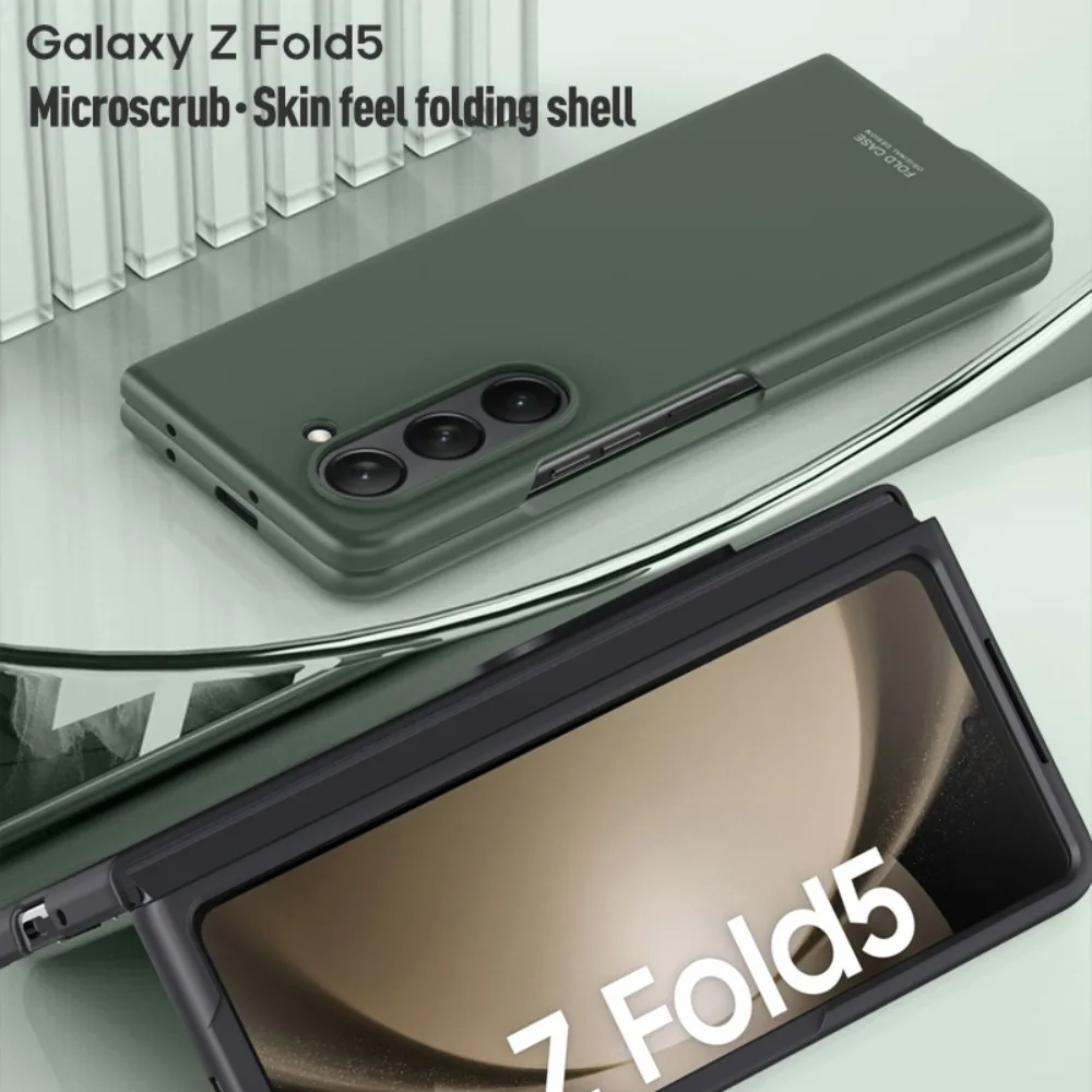 Ultra Thin Skin-friendly Matte PC For Samsung Galaxy Z Fold 5 4 3 Case Folding Shockproof Protection Hard Back Cover Accessories