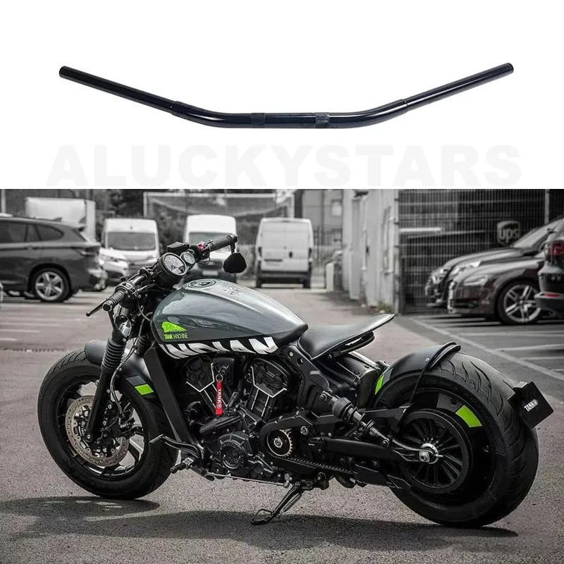 

Motorcycle 1" Handlebar Hanger Zero Drag Bar High Quality For Indian Scout Hussar Scout Bobber 15-23