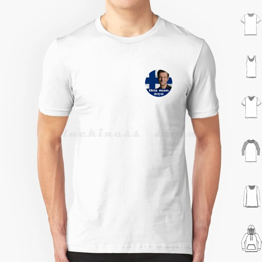 

Sam Lake Ate My Son T Shirt Big Size 100% Cotton Sam Lake Remedy Alan Wake Control Finland Alan Wake 2 Night Springs Quantum