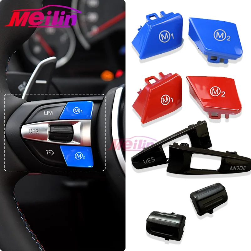 مناسبة لسيارات BMW M Sport متعددة الوظائف عجلة القيادة زر استبدال غطاء سلسلة F20 F21 F22 F23 F30 F31 F32 #1
