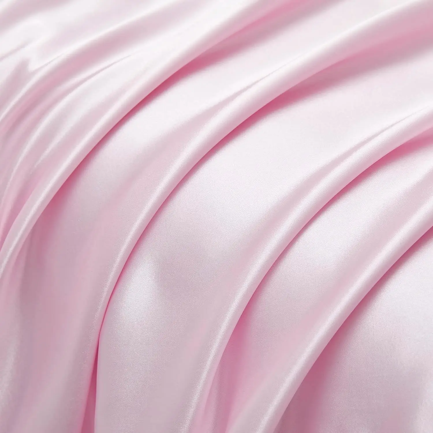 2 Stück Satin-Rüschenkissenbezüge für Haare und Haut, Einfarbige Seidenkissenbezüge mit Umschlagverschluss Prinzessinnen-Zimmer-Dekoration – Detail 4