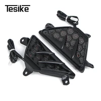 Luz indicadora intermitente para motocicleta Kawasaki ZX-6 ZX-6R Ninja 300 400 650 1000 nuevas luces de giro delanteras lámpara de giro