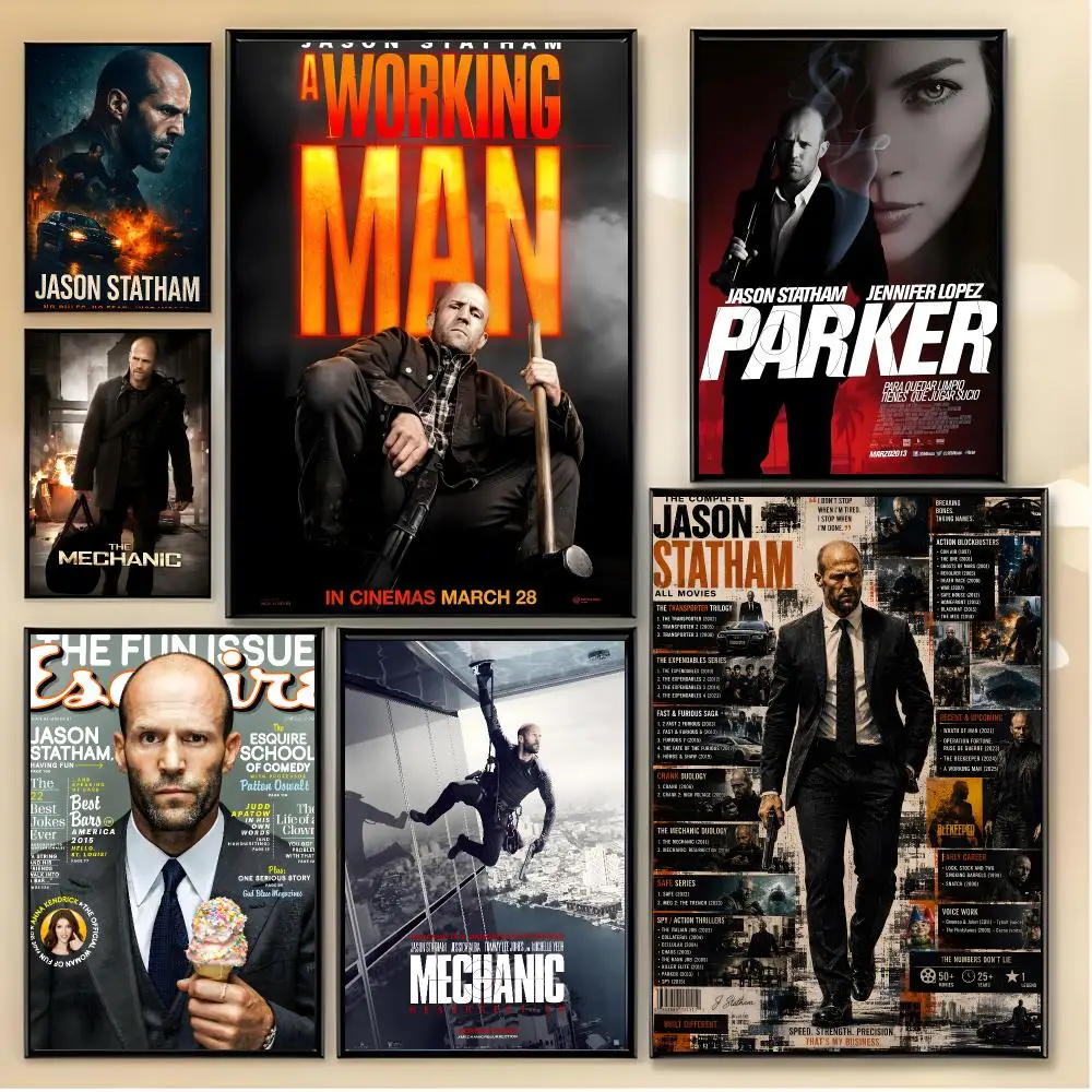 Action Star J-Jason Statham Poster Unique Home Decoration Ideas & Stylish Interior Art