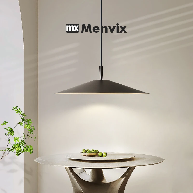 Menvix Nordic Design Led Pendant Lights Black for Table Dining Room Kitchen Hanging Lamp Fixture Home Art Decor Lighting Lusters