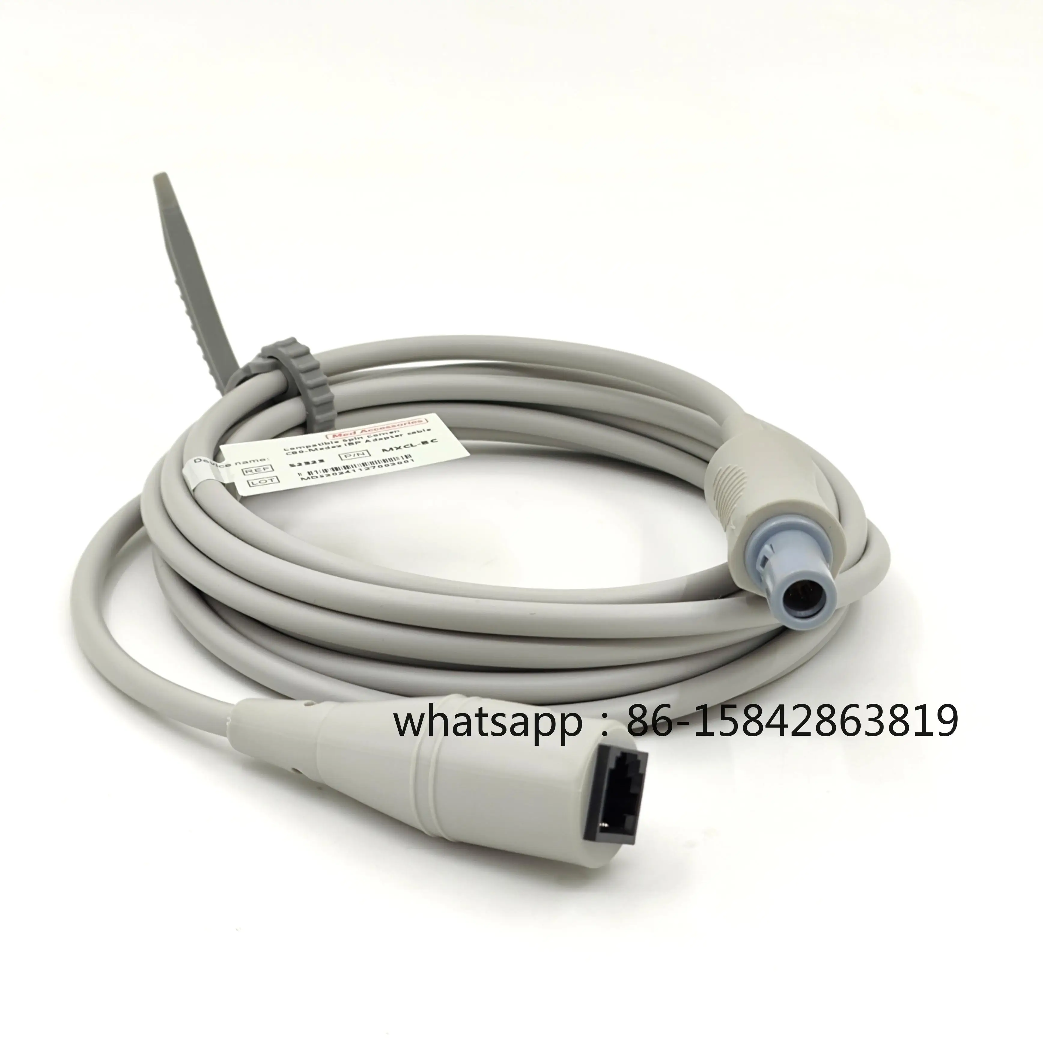Hot Selling IBP Adapter Cable TPU Material Compatible with For Abbott Transducer Bag Medical Consumables Packaging