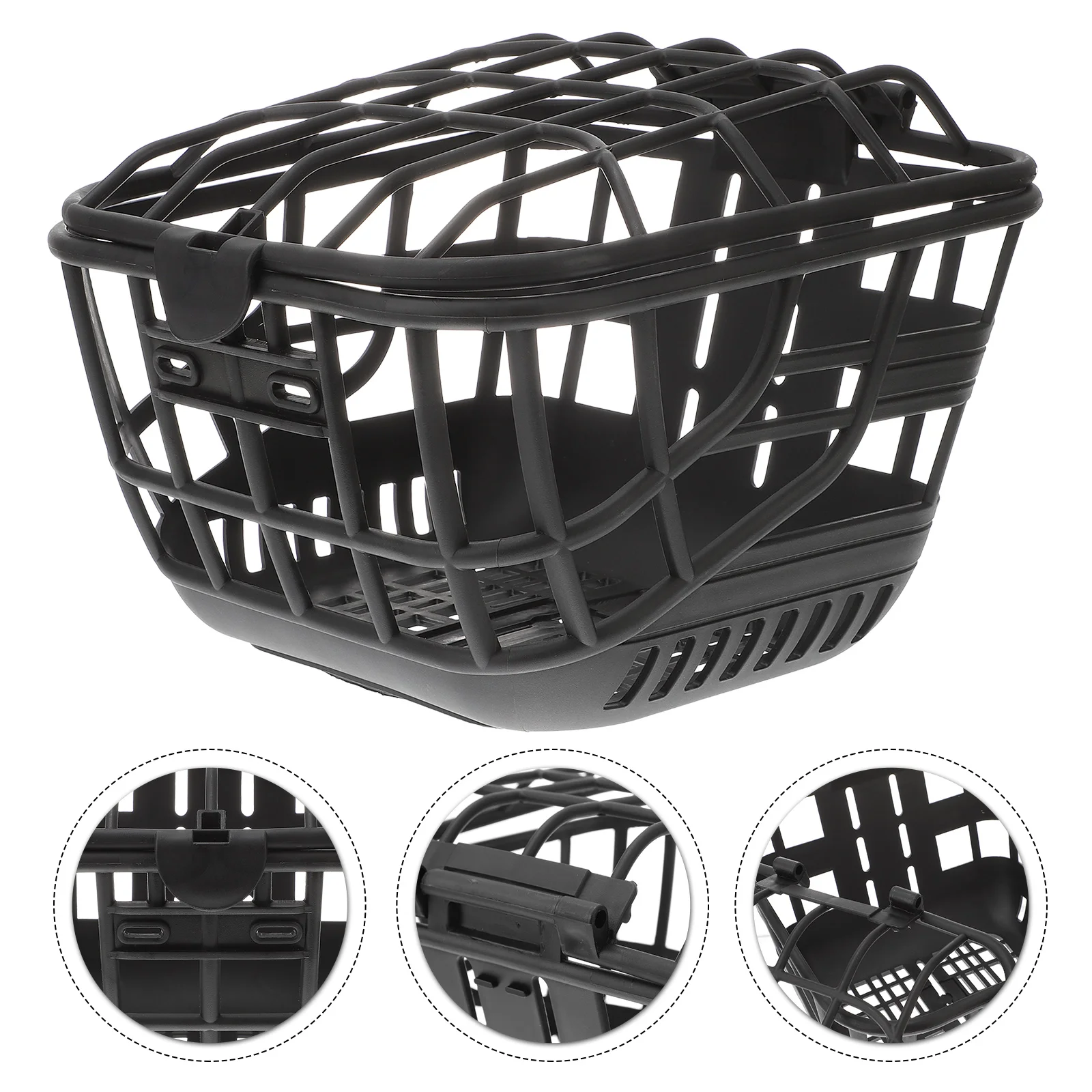 Bike Basket Storage Accessory Parts Baskets Women Girls Dogs Cruisers Front Wicker Holder Cycling Riding