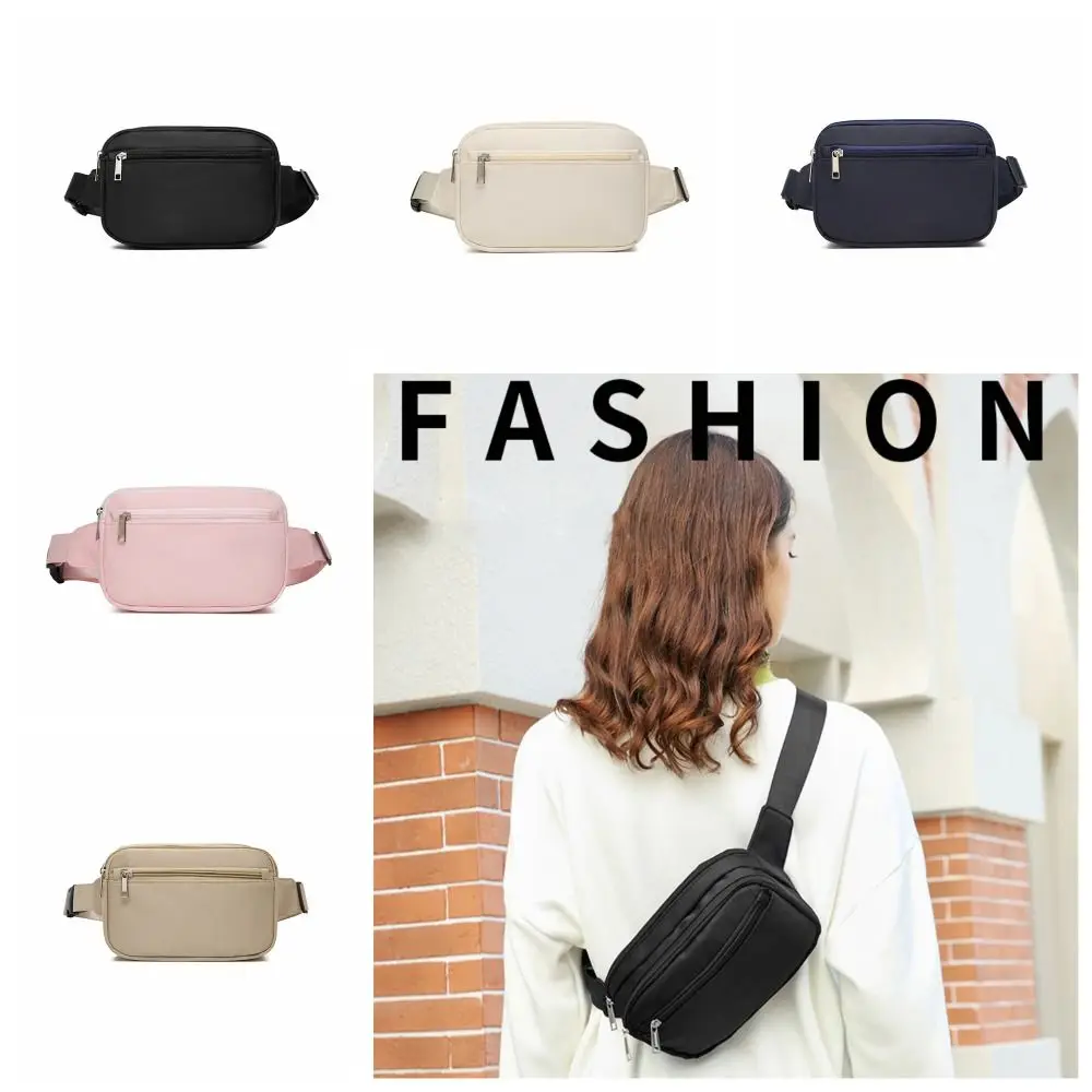 Oxford Cloth Multifunctional Waist Bags Trendy Adjustable Crossbdoy Chest Bag Lightweight Portable Women Running Pouch Belt