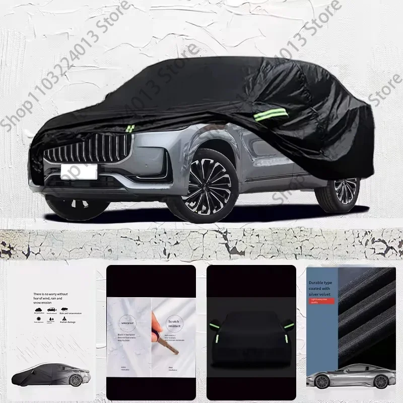 For Chery Tiggo 9 Exterior Car Cover Outdoor Protection Full Car Covers Waterproof Sunshade Anti UV Snow Cover Car cover