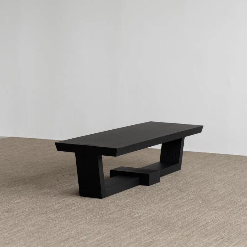 

LTT Italian Minimalist Solid Wood Coffee Table Modern Minimalist Living Room Home Creative Round Coffee Table Table