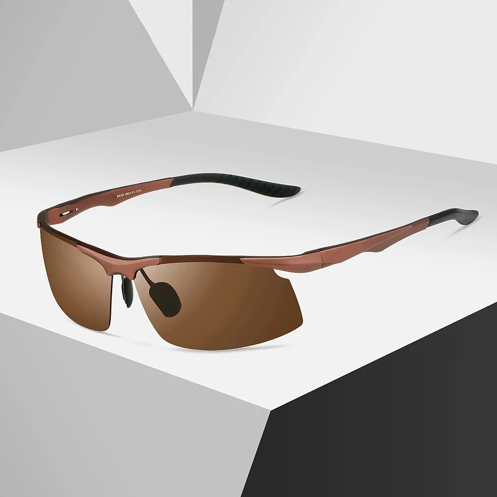 남성 여성을위한 GUZTAG 낚시 스포츠 선글라스 편광 된 UV400 야외 선글라스 광변색 야간 투시경 안경 G2173