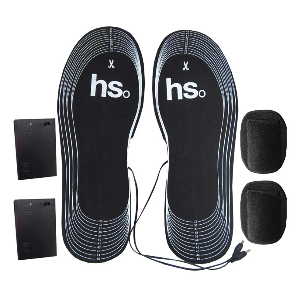 Elektrisch beheizte Einlegesohlen für Schuhe Batterie elektrische Heizung Schuhsohle Winter füße warmes Socken polster wasch bar warme Thermo-Einlegesohlen – Detail 18