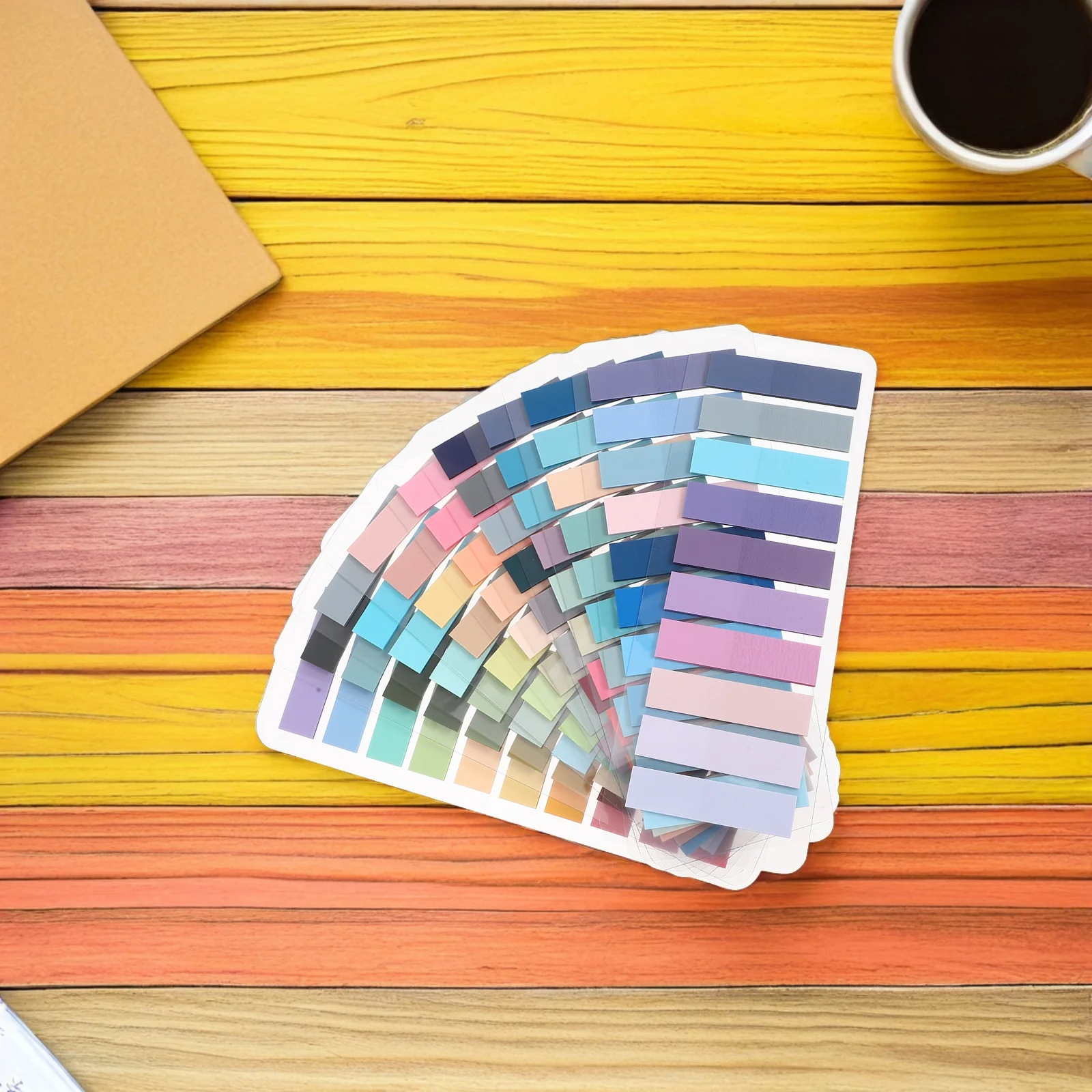 

2000Pcs Index Tabs Stickers Removable Annotating Sticky Page Markers Color Coding Notebooks Textbooks Office School Supplies