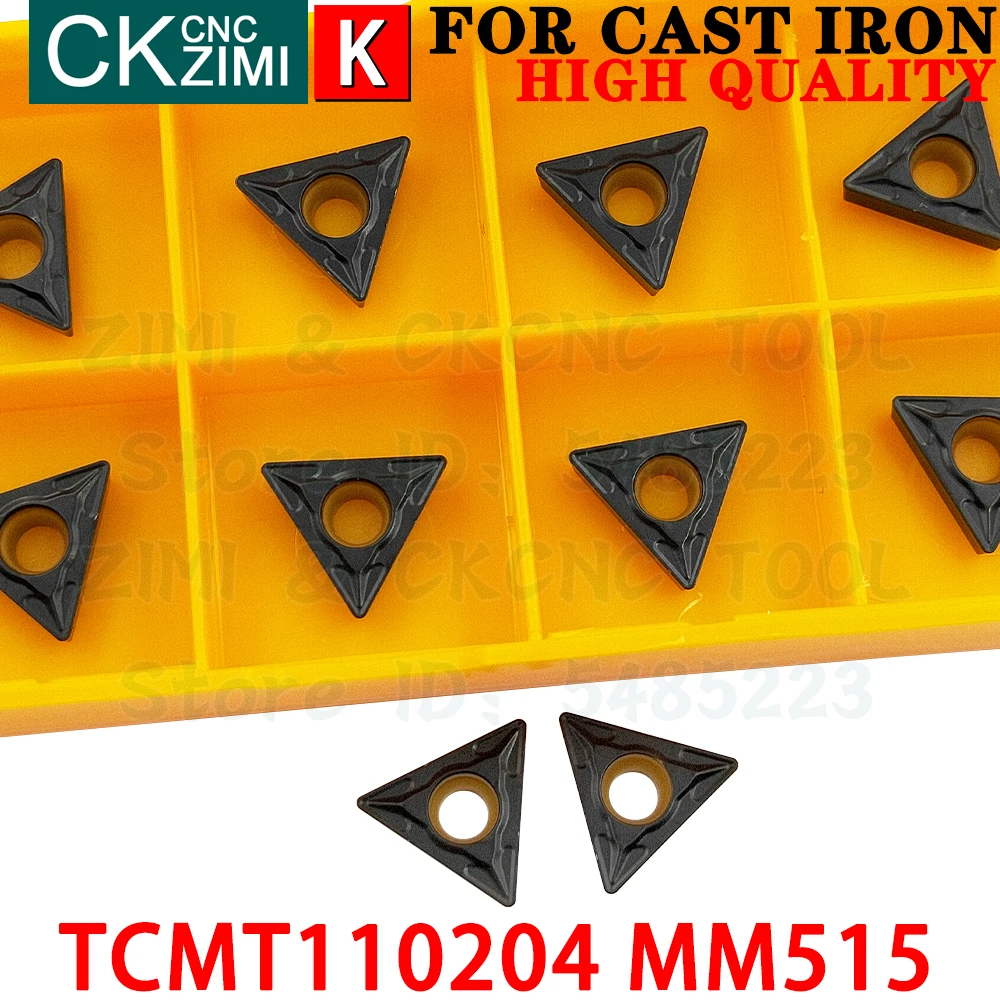 TCMT110204 UC5115 TCMT 110204 UC5115 TCMT 21.51 Chèn cacbua Đường hầm bên ngoài Công cụ chèn Công cụ cắt tiện kim loại TNMG 1604 CNC đối với gang