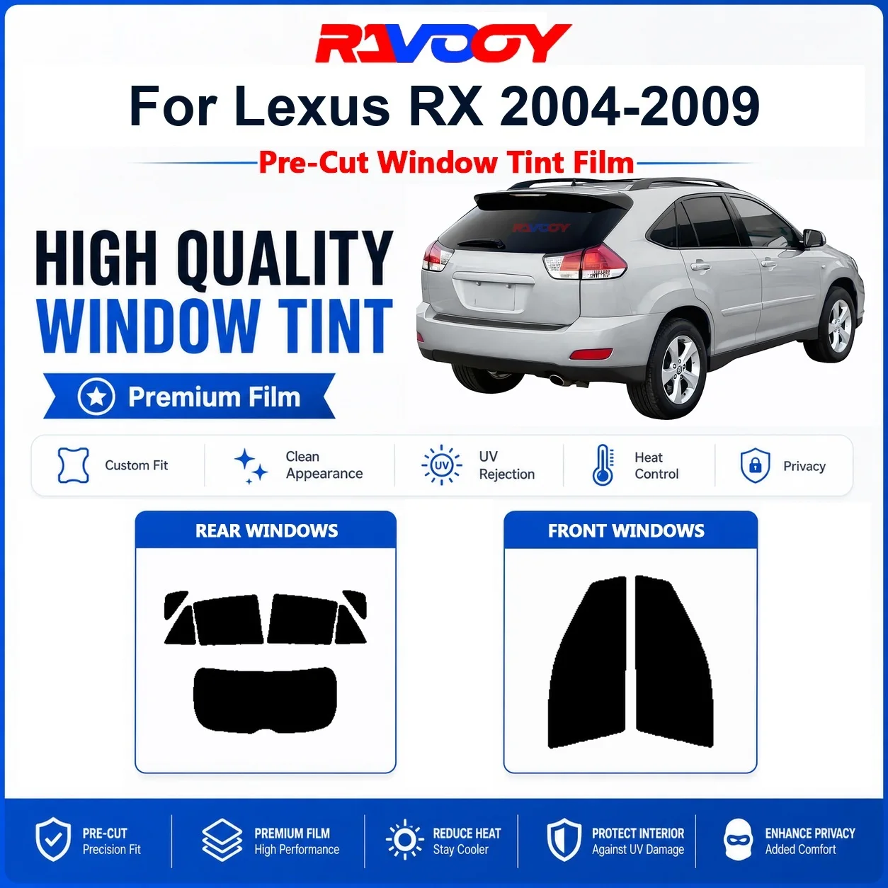 premium-pre-cut-window-tint-for-lexus-rx-2004-2009-front-rear-windows-uv-heat-rejection-privacy-film