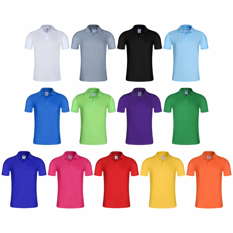 Polo informal de manga corta con solapa de Color liso para hombre, Polo para uso diario al aire libre, Top con botones a la moda, 13 colores