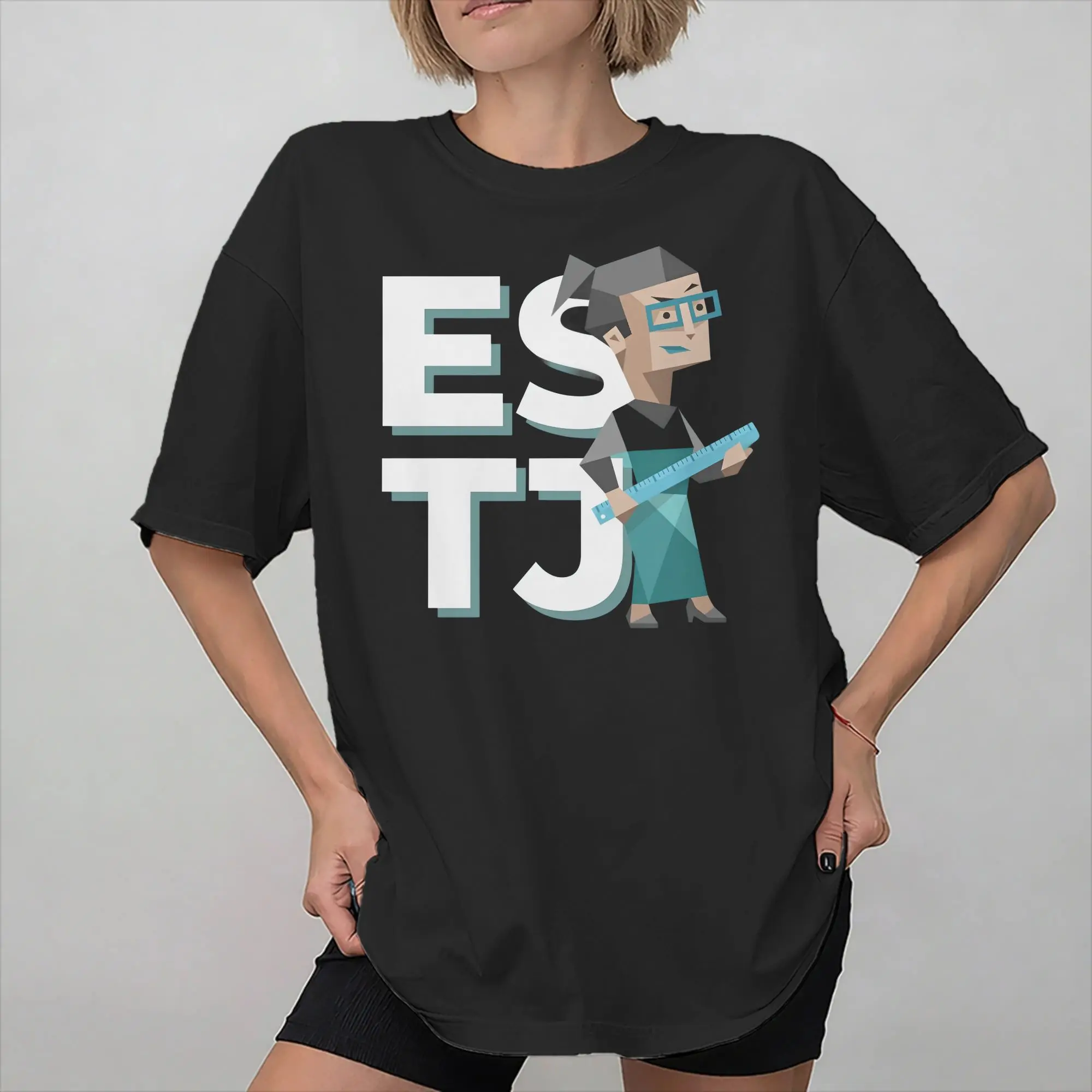 ESTJ mbti myers-briggs peronality Tee Shirt for Men Women Gift T Shirts MBTI 16 Personalities  100% Cotton Clothes