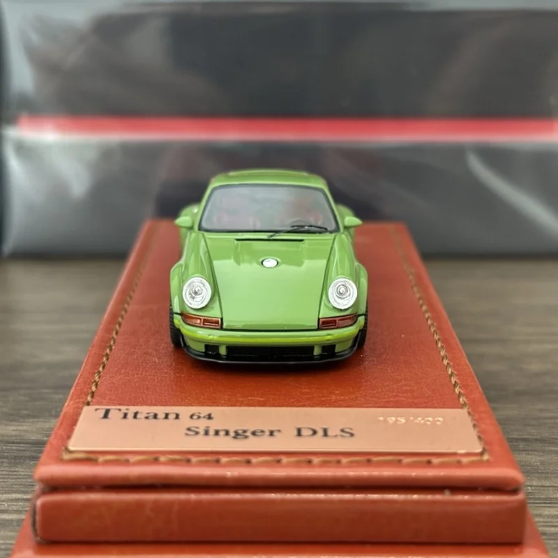 Stocks Make Up 1:64 Singer DLS 2018 Green Color Resin Model Car  In 2024 Collection Gift