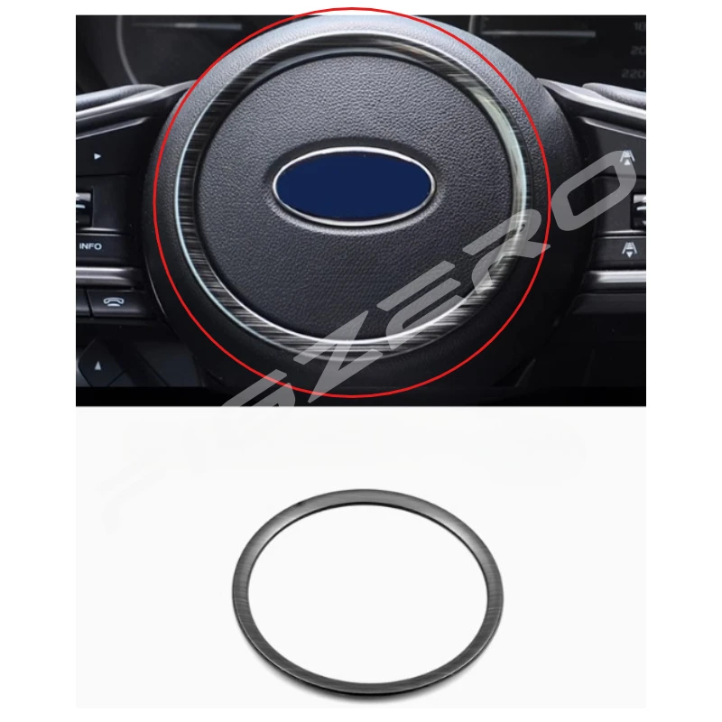 Steering Wheel Sequins Decorative Sticker Interior Modification Trim Stripe for Subaru Outback XV 2018-2024 Forester 2019-2024