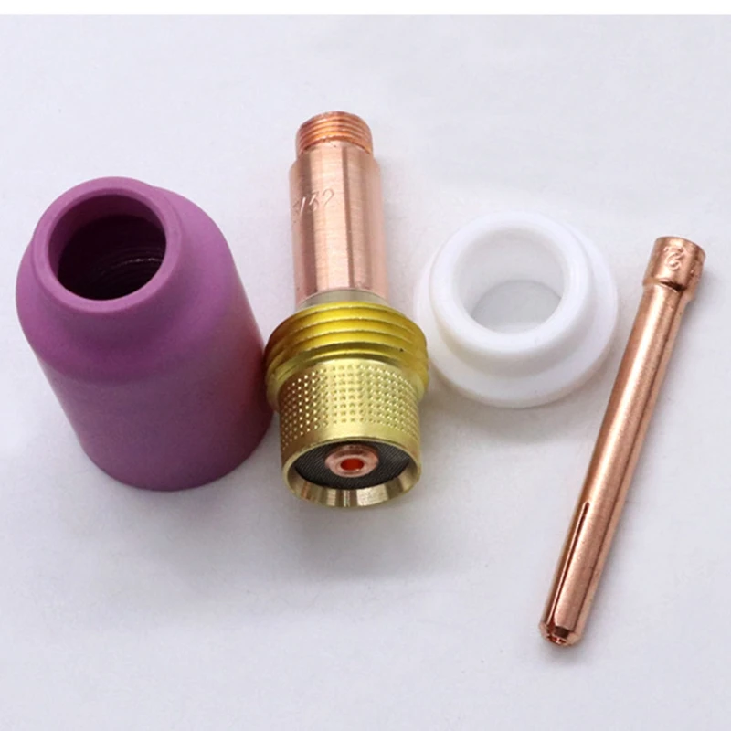 4Pcs TIG Gas Lens KIT Size 3/32 Inch 45V26 10N24 54N15 54N01 Fit TIG Welding Torch Accessories PTA DB SR WP17 18 26