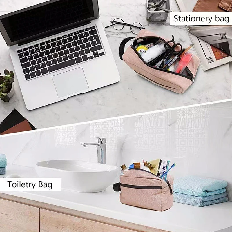 Borsa da toilette da appendere borsa da viaggio portatile impermeabile di grande capacità necessaria per uomo donna Beauty Wash Pouch