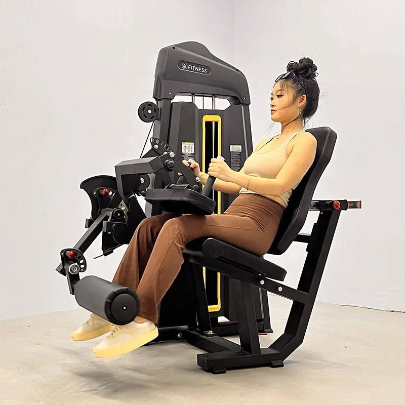 

Dual-Function Lower Body Trainer Seated Leg Curl Extension Machine Pin Loaded Gym Equipment for Strength Training Body Building