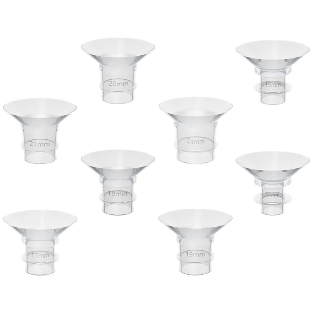 

8 Pcs Hands Free Breast Pump Converter 21mm Flange Insert Inserts 13mm for Electric 18mm 20mm 19mm