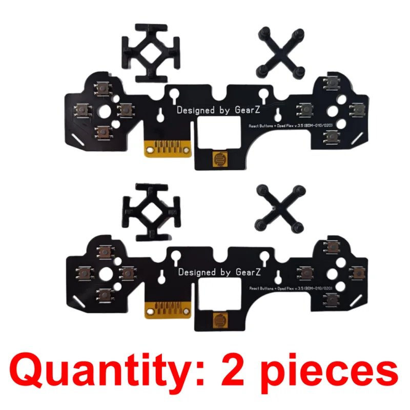 GEARZ PS5 Controller-Tasten-Kit, Maßgefertigtes Taktiles D-Pad, Mechanisches Mikroschalter-Kit, Kompatibel mit PS5 BDM010/BDM020 – Detail 2
