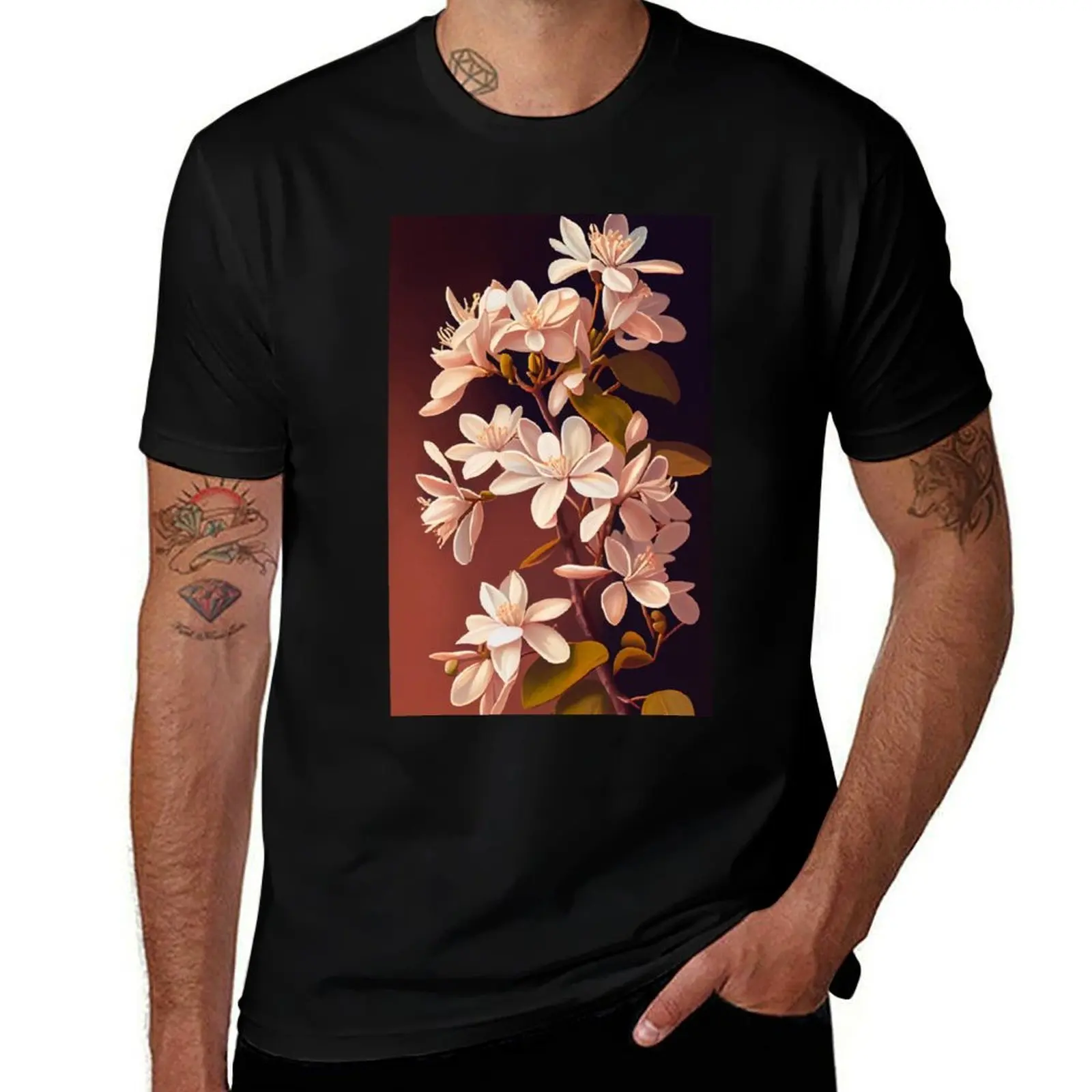 

Jasmine T-Shirt vintage clothes custom shirt Anime t-shirt men clothings