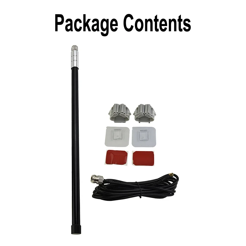 

STARF 55 см Антенна из стекловолокна 5,8 дБи 8 дБи ЕС 868 МГц США 915 МГц 3 метра RG58 Кабельный адаптер 2 крепежных зажима N-папа Разъем 50 Ом