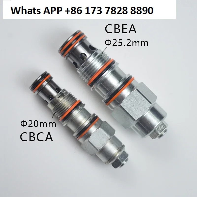 Threaded cartridge hydraulic balance valve replaces SUN counterbalance valve CBCA/CBEA/CBCG/CBEG/LHN LJN