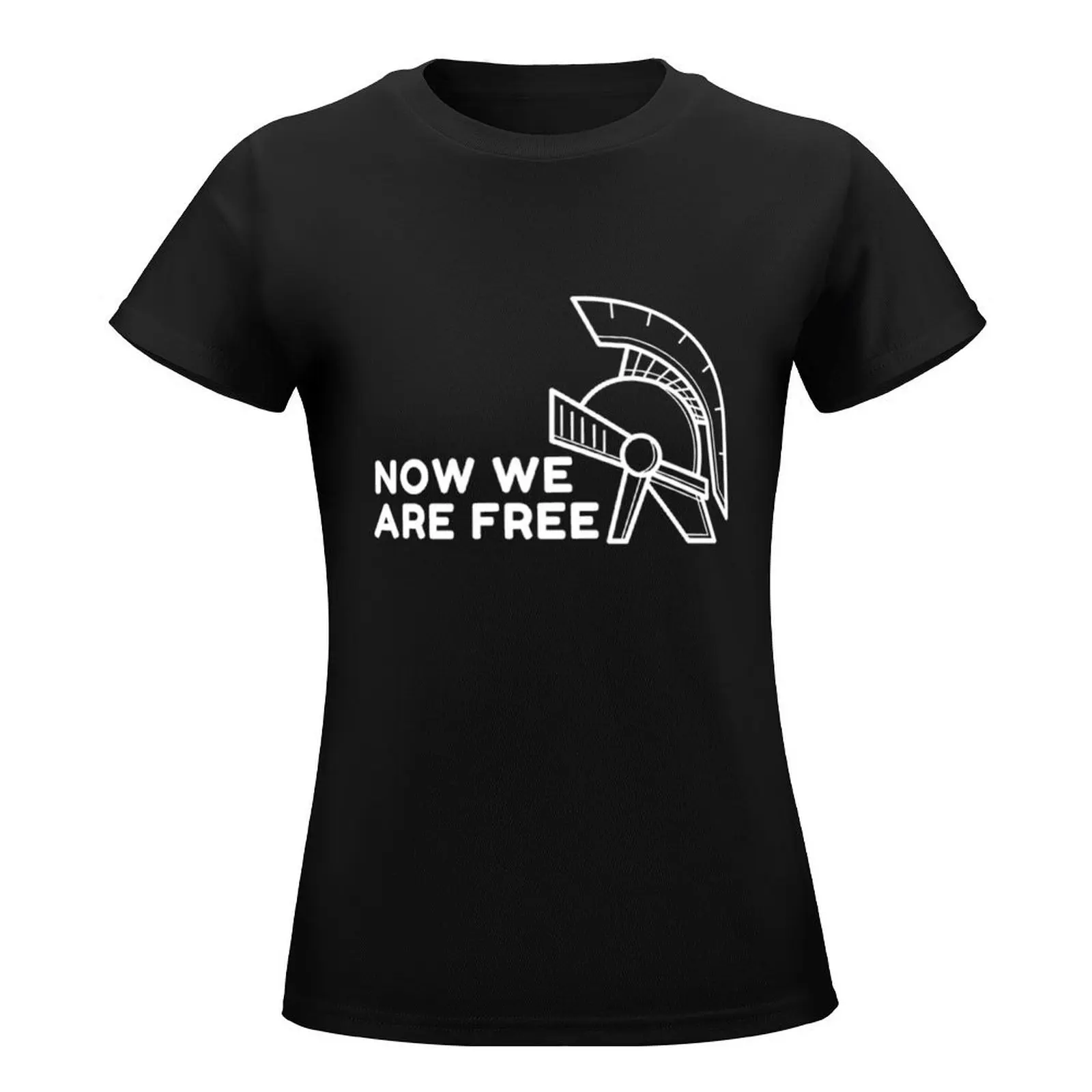 Gladiator, now we are free T-Shirt cute clothes korean fashion Summer Women's clothing