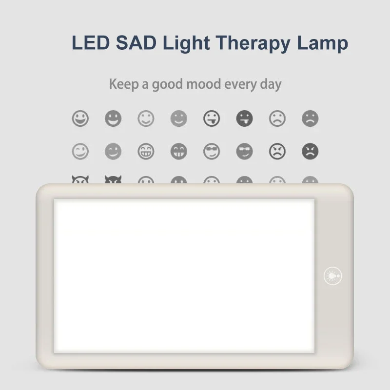 Control Happy Mood Light Protable Daylight Lamps LED SAD Light Therapy Lamp 3 Modes Brightness Adjustable Night Light Touch