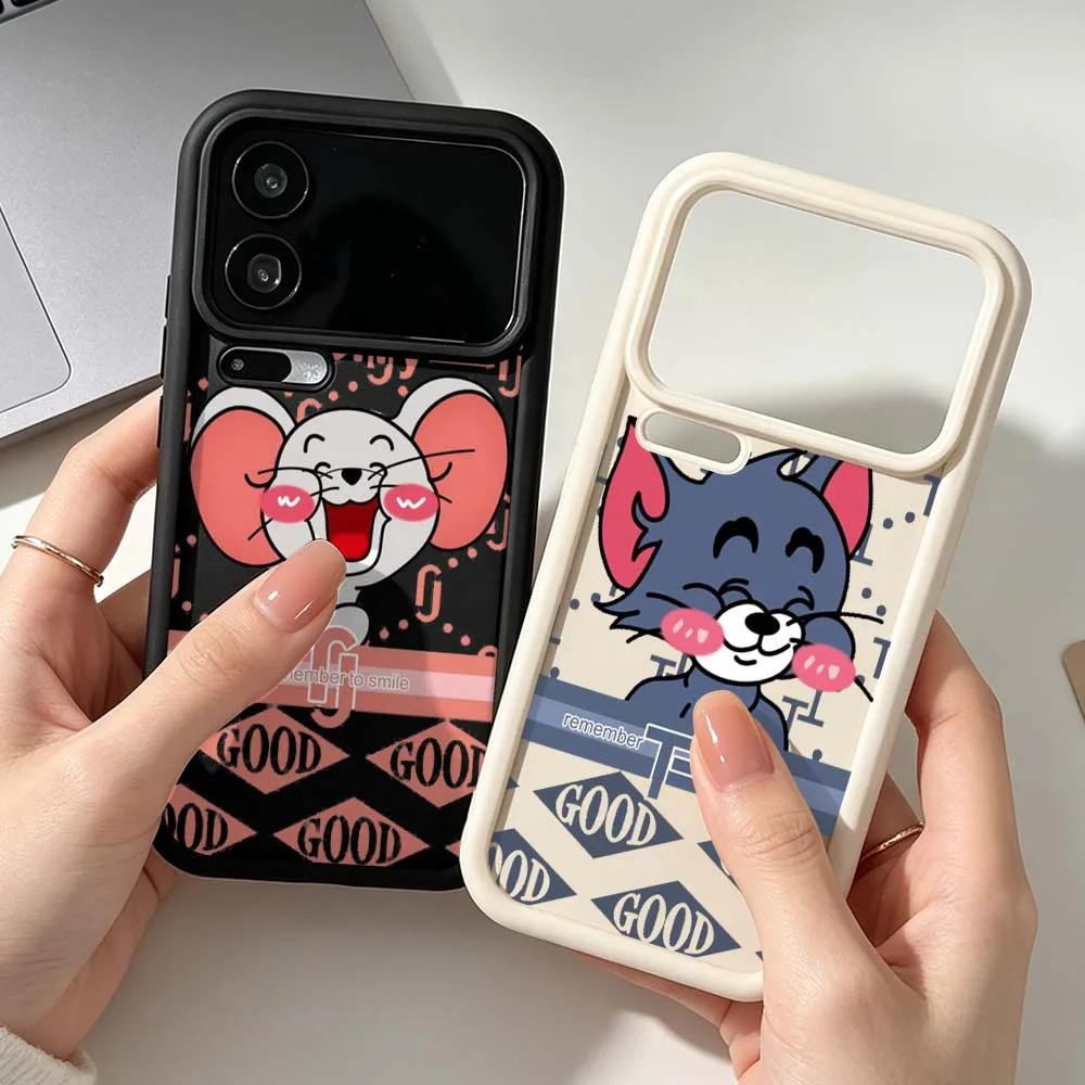 

Comics T-Toms J-Jerrys Dark Phone Case For Xiaomi Mi 17 15 14 14T 12 12T 12S 11 11X 11i 9T Lite Pro Max 5G Eye Ladder Cover
